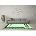 thumbnail image 3 of Ahgly Company Indoor Square Abstract Emerald Green Contemporary Area Rugs, 8' Square, 3 of 4