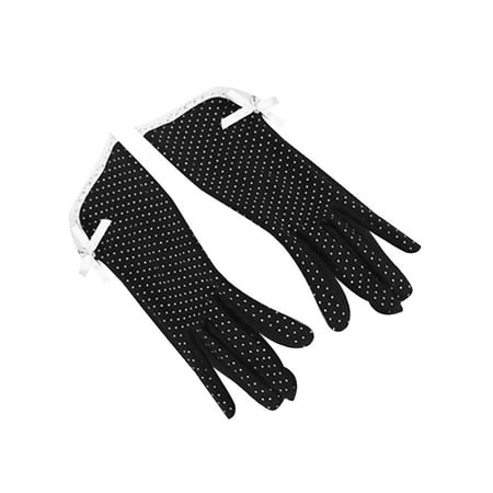 

XIEC Summer Cotton Women Lace Anti-Slip Touch Screen Sun Protection Driving Gloves