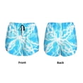 thumbnail image 3 of Haiem Light blue flash Pattern Women's 2 in 1 Running Shorts - Lightweight Athletic Workout Gym Yoga Breathable Sports Shorts Liner with Phone Pockets-Medium, 3 of 7