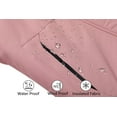 thumbnail image 6 of Winter Coats for Women Waterproof Ski Jacket Warm Snow Jackets Windproof Windbreaker Hooded Raincoat, Pink M, 6 of 7