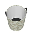 thumbnail image 3 of Kll Rose Darkseagreen Color Background Waterproof Foldable Laundry Hamper Bucket With Handles For Storage Bin,Kids Room,Home Organizer (Small), 3 of 8