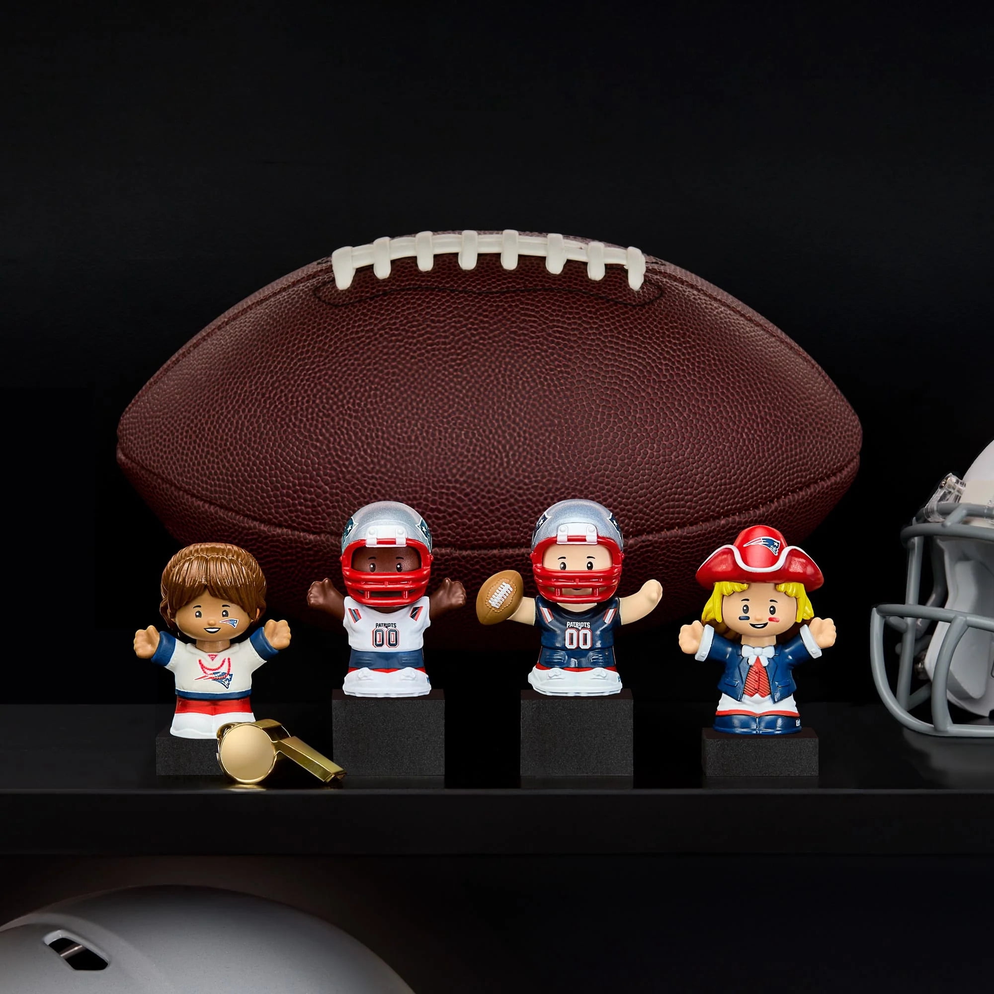 Fisher Price - Little People Collector: x NFL New England Patriots 4-Pack, Special Edition