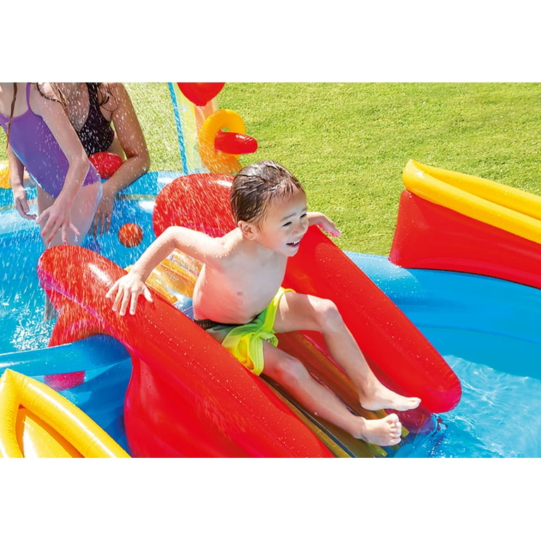Free Shipping! Intex Water Kid Play Center with Slide Ring Toss