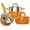 Set/7ORA, variant on Stainless Steel Cookware Set, 5 Ply Pots and Pans Set 7 Piece, 4 3 2 QT Pot Pan with Lid and Steaming, Compatible with All Stovetops, Dishwasher Safe