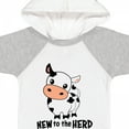 thumbnail image 4 of Inktastic New to the Herd Cute Cow Boys or Girls Baby Bodysuit, 4 of 5
