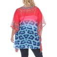 thumbnail image 3 of White Mark Women's Plus Size Animal Print Caftan, 3 of 5