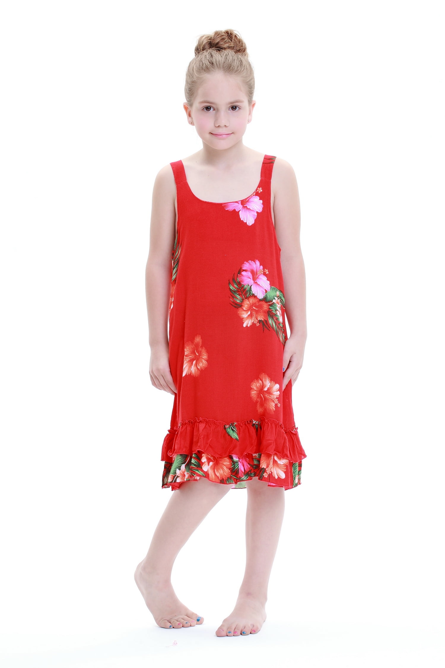 Hawaii Hangover Girl Floral Tank Dress, up to size 12