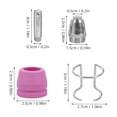 thumbnail image 2 of 1 Ensemble de Consommables pour Machine à Plasma Accessoires Électrodes Embouts, 2 of 9