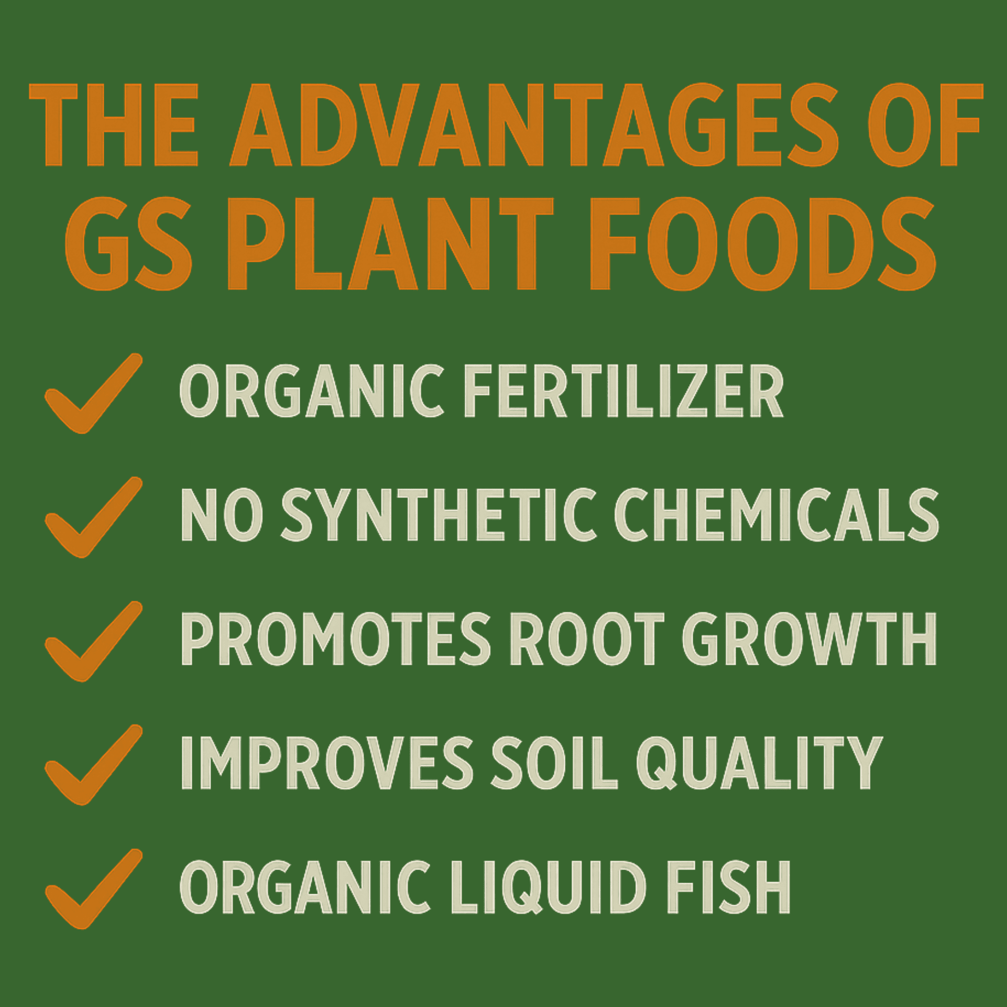 Organic Natural Liquid Fish Garden Soil Health Supplement Fertilizer for Vegetable Plants, Flower Plants - 1 Quart (32 Fl. Oz.) of Concentrate