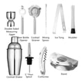 thumbnail image 3 of Juego de coctelera de 12 piezas yeacher con soporte de Acero inoxidable 25.4 oz, 3 of 8