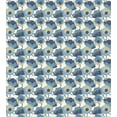 thumbnail image 3 of Ambesonne Flowers Duvet Cover Set, Blossoming Graphic Pattern, Queen, Slate Blue Beige, 3 of 3