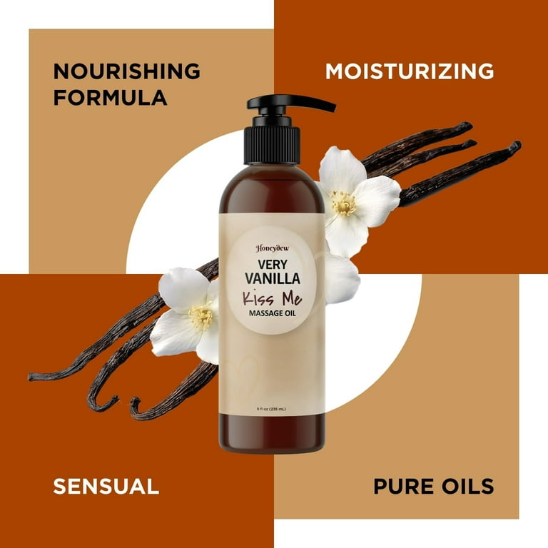 Soothing Massage Oil for Intimacy oz Alluring Oil fl Women - Body Massage and Massage Men Body Aromatherapy Full Vanilla Oil Honeydew for - 8 for