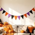 thumbnail image 5 of 5.12 Inch Autumn Pennant Banner,Colorful Triangle Flag Bunting for Home Living Room Holiday Party, 5 of 6