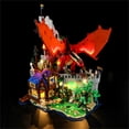 thumbnail image 4 of Q&C Lighting Led Light Kit Lighting Set Compatible With The Lego Ideas Dungeons & Dragons: Red Dragon's Tale 21348 Building Blocks Without Lego Set, 4 of 19