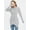 浅灰色, variant on Women’s Long Knit Hooded Sweater Top – Soft Ribbed Pullover Hoodie with Front Pocket, Casual Cozy Fall Winter Tunic for Leggings