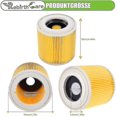 thumbnail image 5 of Newway 2 Pack Cartridge Filter compatible Wd3 Premium Wd2 Wd3 Wd3p Wd3 Mv2 Mv3 Filter Wd3 compatiblement Filter compatible Krcher Vacuum Cleaner 6.414, 5 of 5