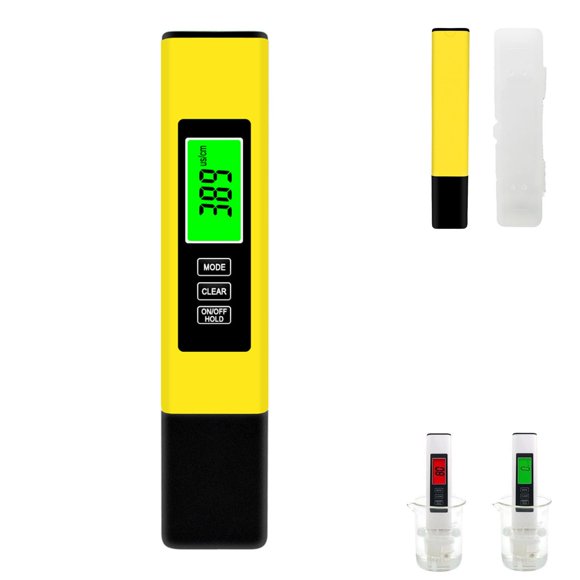 YSTIANN 2025 All-New 4 in 1 Tds Meter Digital Water Tester, Accurate TDS, Temperature, EC & pH Testing | for Drinking Water, Aquariums, RO Systems & Pools WJ94-6054