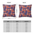 thumbnail image 4 of YFYANG Square Decorative Throw Pillow Case (Without Pillow Insert), Red Abstract Geometric Pattern Bedroom Sofa Car Cushion Cover, 16"x16", 4 of 9
