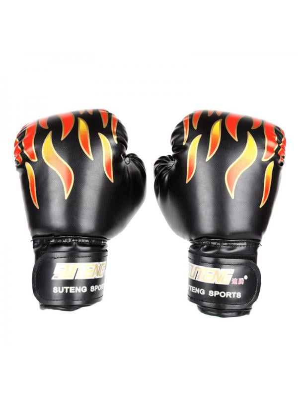 Toddler Kids Baby Boxing Gloves Training Punching Sparring Gloves Red