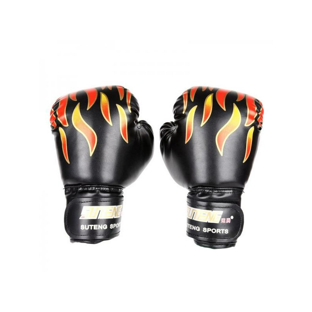 Toddler Kids Baby Boxing Gloves Training Punching Sparring Gloves Red