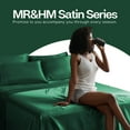 thumbnail image 6 of MR&HM Satin Pillow Case, 2 Pack Satin Queen Silky Pillowcase for Hair and Skin, Satin Pillowcase Set of 2, 20x30, Dark Green, 6 of 7