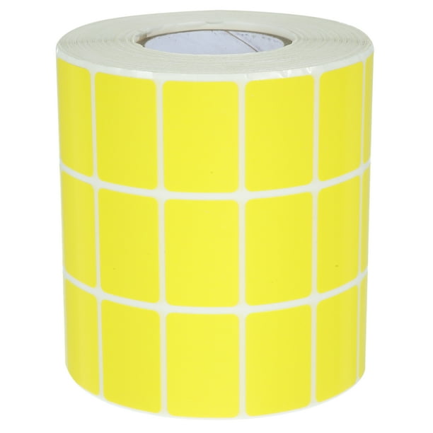 1 rollo de etiquetas de envío en blanco, etiquetas autoadhesivas, etiquetas de colores en blanco, pegatinas DIY