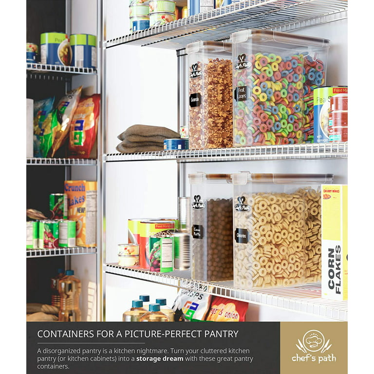 Food Storage Container For Rice Flour Sugar Airtight Kitchen Pantry  Organizer