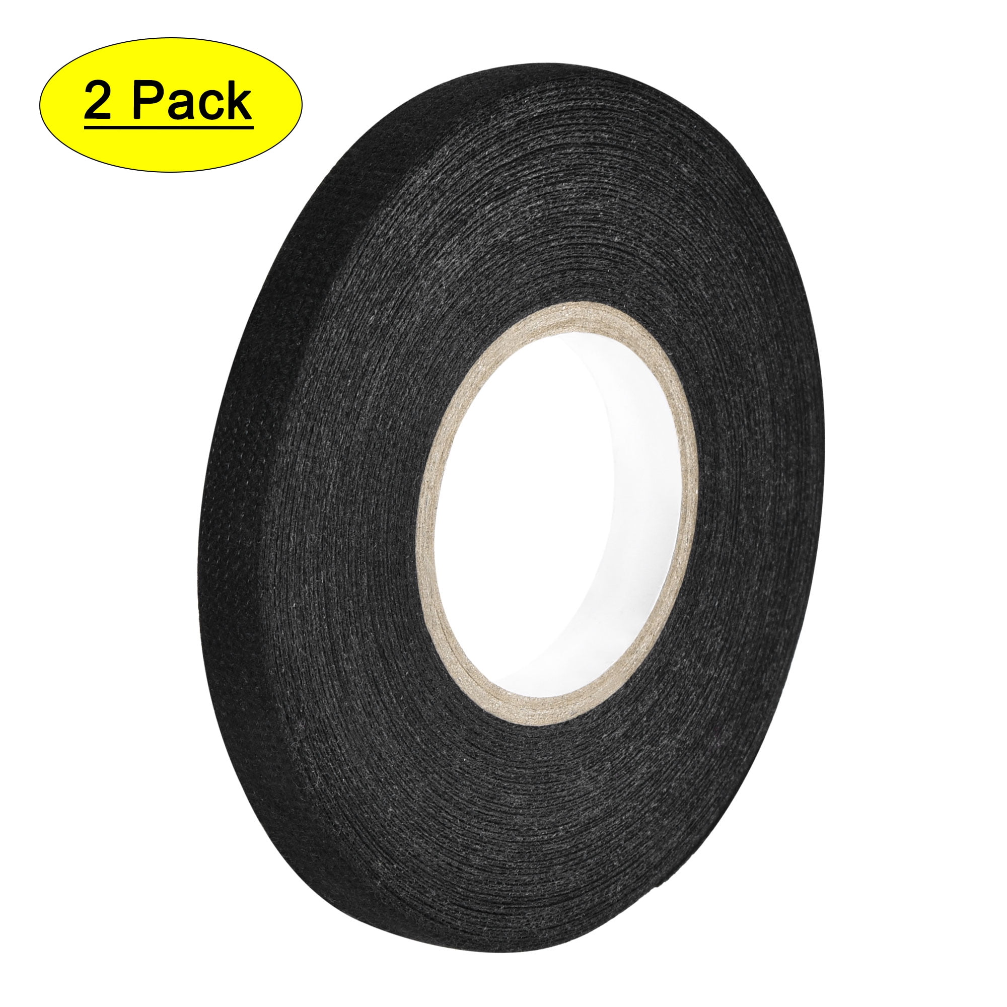 Adhesive Cloth Fabric Tape Wire Harness Looms Single-Side 9mm x 15m Black 