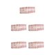 thumbnail image 3 of Vogacara 24 piezas de uñas artificiales en forma de T, puntas de uñas postizas con degradado de envoltura completa extralargas para mujeres y niñas, Type2 NO2 Vogacara CBP456260, 3 of 4