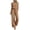 Khaki, variant on purcolt Womens Dressy Casual Jumpsuits Crewneck Lace Ruffle Sleeveless Drawstring Waist Wide Leg Rompers with Pockets