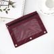 thumbnail image 1 of Estuche con Cremallera de Tres Agujeros | Carpeta Transparente para Documentos | Compatible con Carpetas de 3 Anillas de Gran Capacidad | Organizador Portátil Desmontable | Cremallera Metálica Resist, 1 of 6