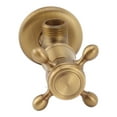 thumbnail image 1 of Angle Stop Shut Off Valve, Solid Brass Angle Stop Valve Retro Thickened Cold Hot Triangle Valve Explosion Proof Water Shut Off Valve, 1 of 7