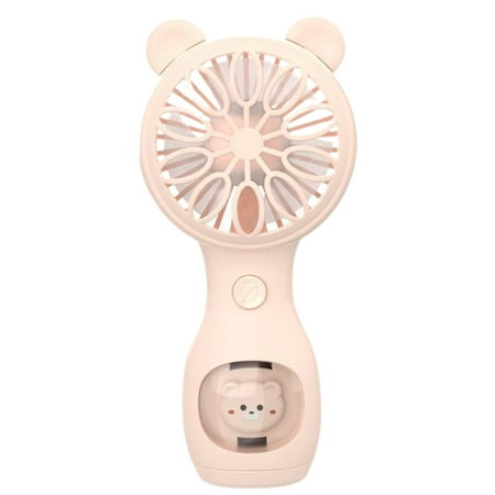 

Saekor Handheld Portable Mini Fan Creative Animal Fan USB Charging Desktop Small Fan Bear