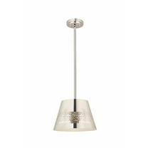 1 Light Chandelier-Polished Nickel Finish Bailey Street Home 372-Bel-4529452