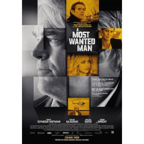 A Most Wanted Man Movie poster 24inx36in Poster Unframed, Age: Adults, Rectangle Z Posters