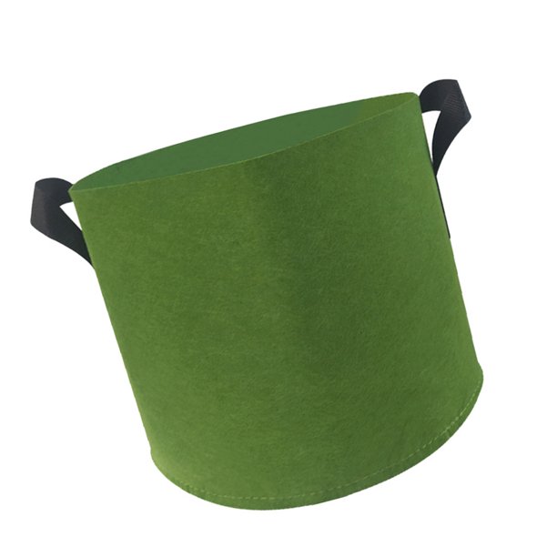 Kearding Bolsas para cultivo de plantas de jardín de 1/2/3/5/7 galones, maceta para flores y verduras, maceta para jardín de patatas, bolsa para cultivo Jardín y Patio verde (1 galón) 18D*15H Kearding HA004268-01