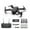 Single camera,black, variant on Vikakiooze Drone 4K Profesional HD Dual Camera Drone WiFi 4K Real-time Transmission FPV Drones Collapsible Quadcopter Toy,Toys for Boys 3-6 years Clearance Christmas Gifts