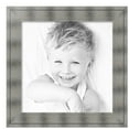 thumbnail image 2 of ArtToFrames 24" x 24" Platinum Ridge Brushed Slvr Picture Frame, 24x24 inch Silver Wood Poster Frame (WOM-5249),  Pack, 2 of 6