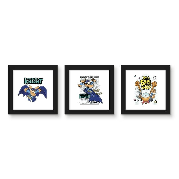 Gallery Pops Marvel Comics Avengers - Thanos Final Confrontation Far-Out Wall Art, Black Framed Version, 12" x 12"
