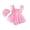 Z22-Pink, variant on Ymyiu Toddler Girl Swimsuit Girls' One-Piece Swimsuit Adjustable Crossback Straps Shimmer Bathing Suit for Beach Pool 4T 5T (Purple,4-5 Years)