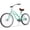 Mint Green, variant on Hykolity Cruiser Bike 24 inch Beach Bicycle Single Speed for Adult Commuter City Bikes Women Men Rider with Coaster Brake, Comfortable Seat, White