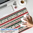 thumbnail image 4 of Long Mouse Pads for Desk,Red Christmas Deer and Tree Pattern Desk Mats on Top Of Desks, Desk Mouse Pad Extra Large with 3mm Non-Slip Base and Stitched Edge for Gaming,Office,Work,Home 35.4x15.7in, 4 of 5