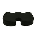 thumbnail image 4 of Deluxe Comfort Coccyx Orthopedic Memory Foam – Tailbone Support – Great for Car or Office – Seat Cushion, Black, 4 of 8