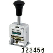 Lion Pro-Line Heavy-Duty Automatic Numbering Machine, 6-Wheel, Gothic, 1 Numbering Machine (C-72)