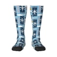 thumbnail image 2 of Picia Women Crew Soft Moisture-wicking Socks Airplanes and Aviation Signs Pattern Design Cotton Socks, One Size fit All, 2 of 9