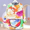 thumbnail image 4 of Guardurnaity Delantal impermeable para niños con bolsillo grande Delantal colorido para pintar y cocinar para niños Delantal para niños Accesorios de disfraces Como se muestra XL143-162CM, 4 of 6