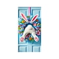 thumbnail image 2 of 2 Pcs Easter Door Curtain, Polyester Easter Egg Rabbit Door Cover, Festive Background Decor for Party and Home, 35.43x70.87 Inches, 2 of 6