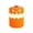 1PC Foldable Portable Pumpkin Lantern Light#4, variant on Halloween Woven Pumpkin Lantern with LED Candle Light, Natural Rattan Woven Pumpkin Lamp, Rustic Fall Halloween Decor for Dining Room Mantel Front Porch (B)
