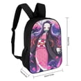 thumbnail image 2 of Kimetsu No Yaiba Nezuko Kamado Demon Slayer Backpacks Basic Shoulder Daypack Bookbag Satchel Knapsack Rucksack-XTYD1731, 2 of 2