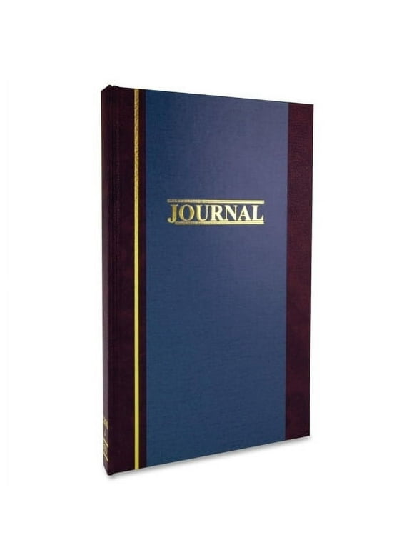 Wilson Jones S300 Single Entry Ledger Account Journal 150 Sheet(s) - 7 1/4" x 11 3/4" Sheet Size - Blue - White Sheet(s) - Blue Cover - 1 Each
